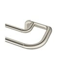 Ocelová roztažitelná dvojitá garnýž 76 - 213 cm Twilight – Umbra