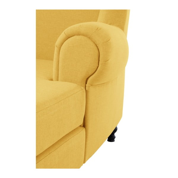 Žluté křeslo ušák Max Winzer Mareille Yellow-image-4