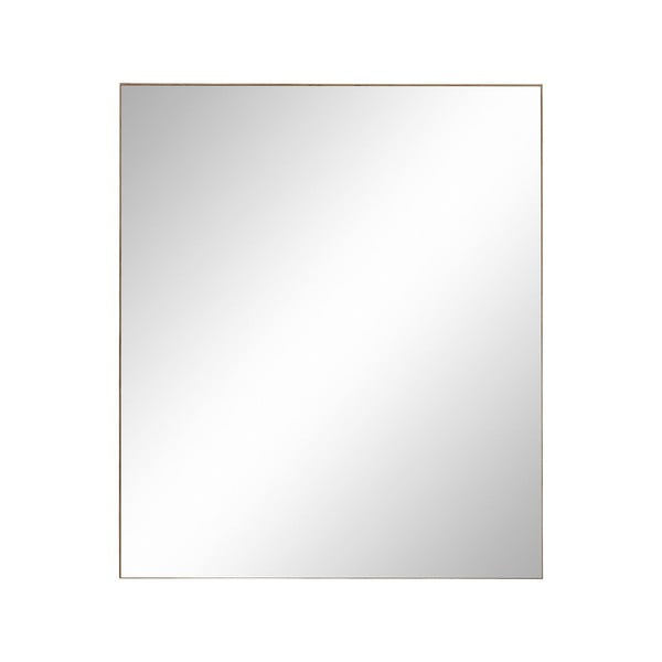 Závěsná koupelnová skříňka se zrcadlem v dekoru dubu v přírodní barvě 60x70 cm Wisla – Støraa-image-1