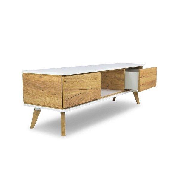 TV komoda v dubovém dekoru SKANDICA Jorgen-image-4