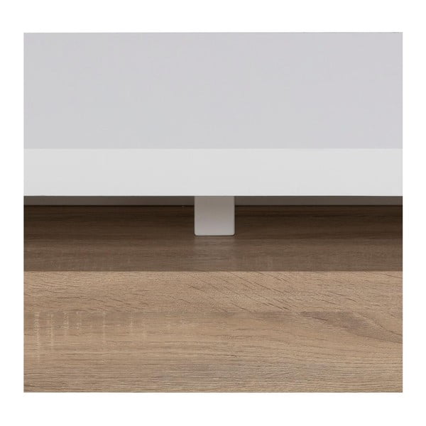 Bílý konferenční stolek 117x58 cm Malakit - Actona-image-1