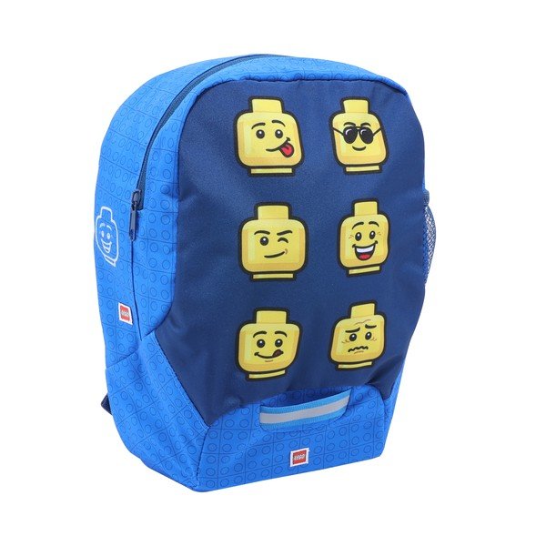 Modrý dětský batoh LEGO® Faces