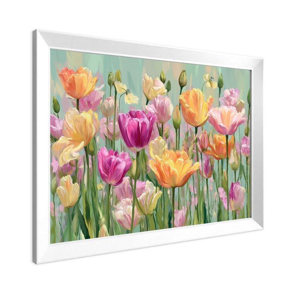 Tištěný obraz s rámem 75x56 cm Spring Tulip – Styler-image-3