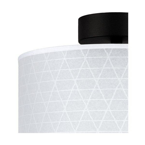 Bílé stropní svítidlo se vzorem trojúhelníků Sotto Luce Taiko, ⌀ 25 cm-image-1