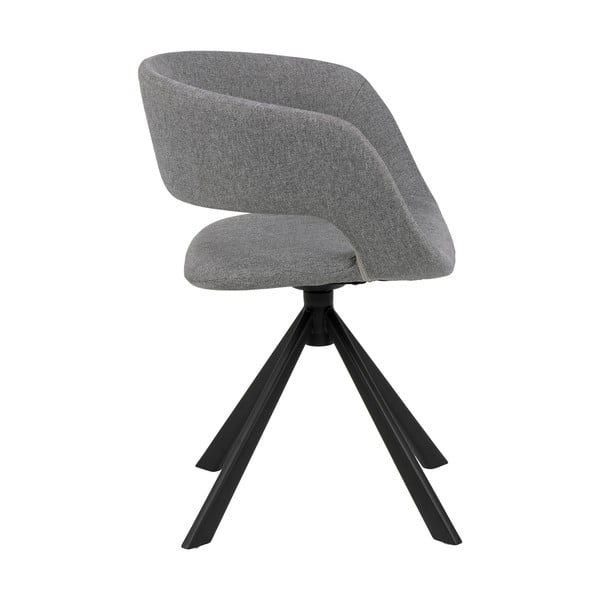 Šedá otočná jídelní židle Actona Grace-image-3