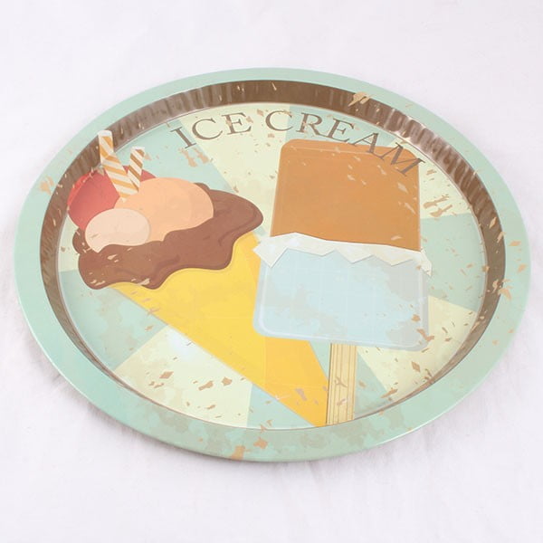 Plechový tác Ice Cream