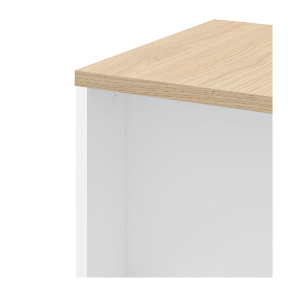 Odkládací stolek v dekoru dubu 40x40 cm Ella - TemaHome-image-1