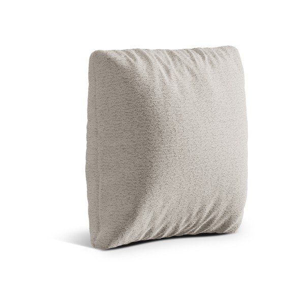 Béžový polštář na gauč z textilie bouclé Kemi – Cosmopolitan Design-image-1