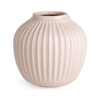 Světle růžová kameninová váza Kähler Design Hammershoi, ⌀ 13,5 cm