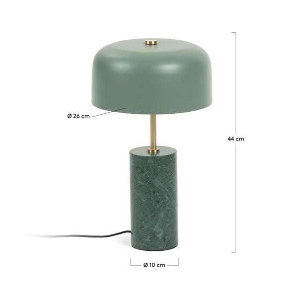 Zelená stolní lampa Kave Home Biscane-image-2