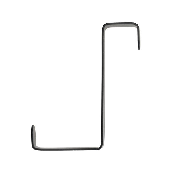 Sada 4 černých matných háčků na dveře Wenko-image-4