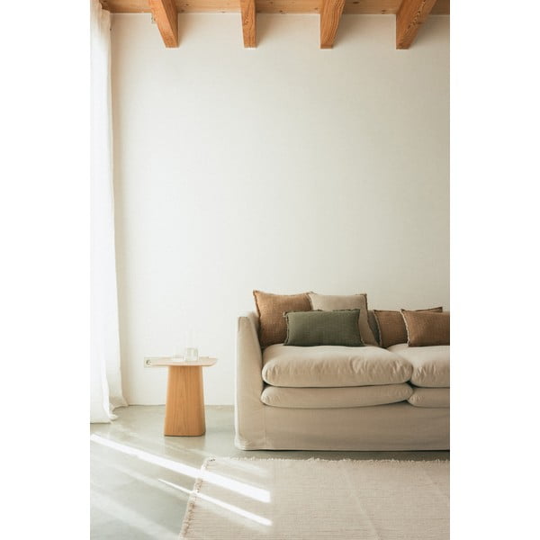 Krémový ručně tkaný bavlněný koberec 170x240 cm Handloom – Lorena Canals-image-1