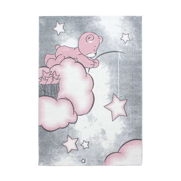 Růžovo-šedý dětský koberec 160x230 cm Kids – Ayyildiz Carpets
