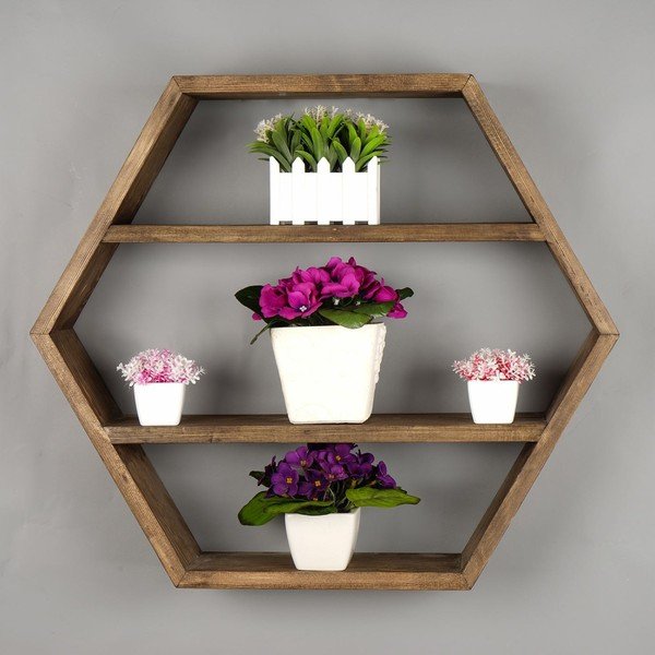 Dřevěná police Honeybee-image-1