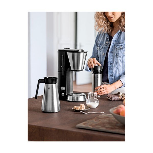 Nerezový kávovar na filtrovanou kávu ve stříbrné barvě WMF Aroma KITCHENMINI-image-1