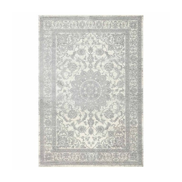 Světle šedý koberec s příměsí bavlny 68x110 cm Persan – douceur d'intérieur