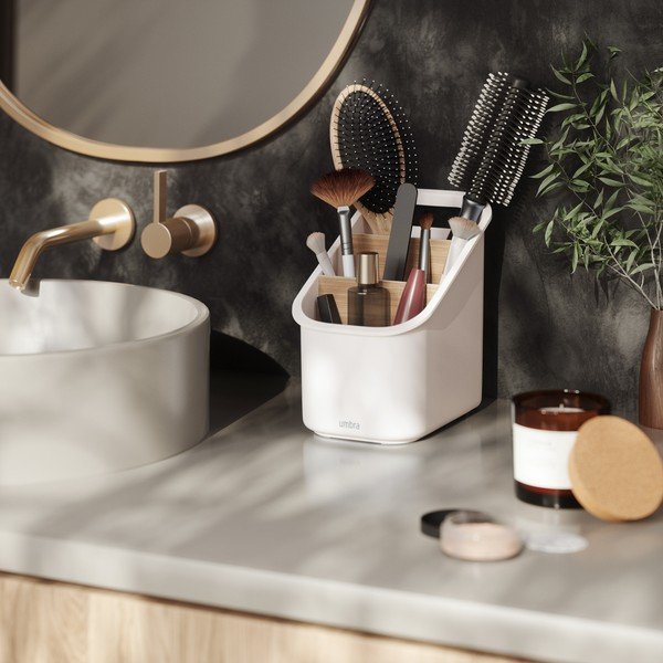 Stojan na kuchyňské náčiní z recyklovaného plastu Bellwood – Umbra-image-1