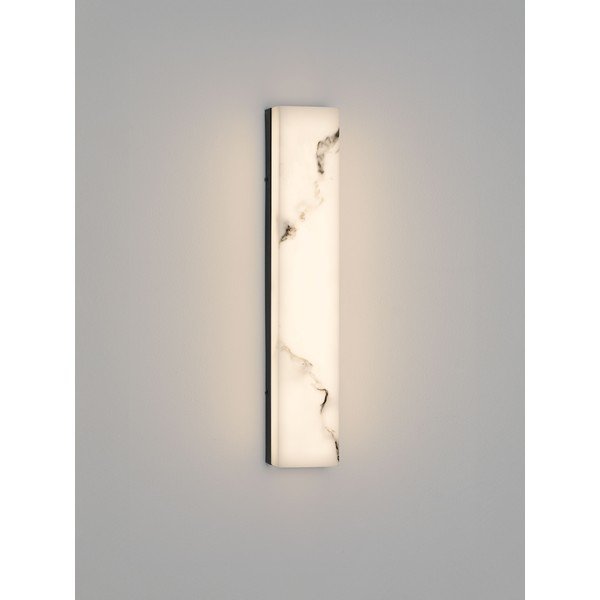 Bílé/matně černé LED nástěnné svítidlo v dekoru kamene Shado – Nova Luce-image-3