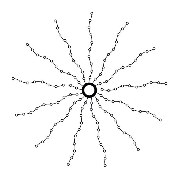 Světelný řetěz počet žárovek 273 ks délka 500 cm Knirke – Sirius