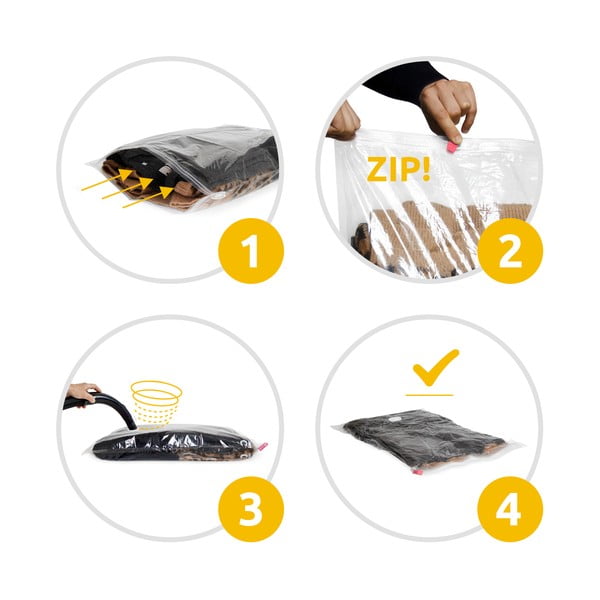 Vakuové pytle v sadě 2 ks Aspi Form XL – Compactor-image-3