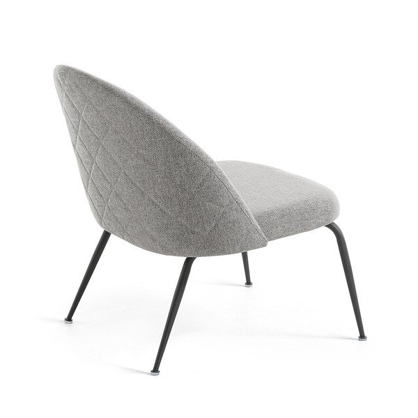 Šedé křeslo Kave Home Mystere-image-3