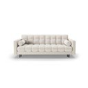 Krémová rozkládací/s úložným prostorem pohovka 222 cm Bali – Cosmopolitan Design