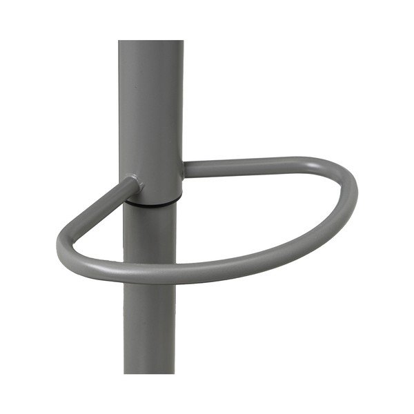 Šedé barové židle s nastavitelnou výškou z imitace kůže v sadě 2 ks (výška sedáku 56,5 cm) – Casa Selección-image-2