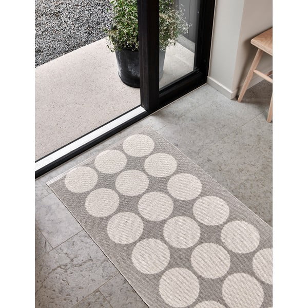 Béžovo-krémový vnitřní a venkovní běhoun 70x160 cm Hugo Linen Vanilla – Pappelina-image-4