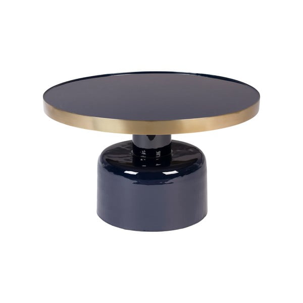 Kovový kulatý odkládací stolek ø 60 cm Glam – Zuiver