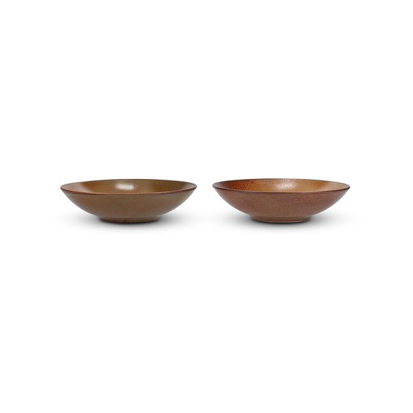 Hnědá porcelánová mísa ø 21 cm Ovio – BonBistro-image-2