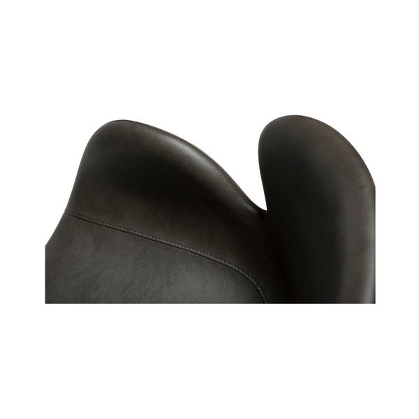 Šedé čalouněné jídelní křeslo s područkami Gaia – DAN-FORM Denmark-image-3