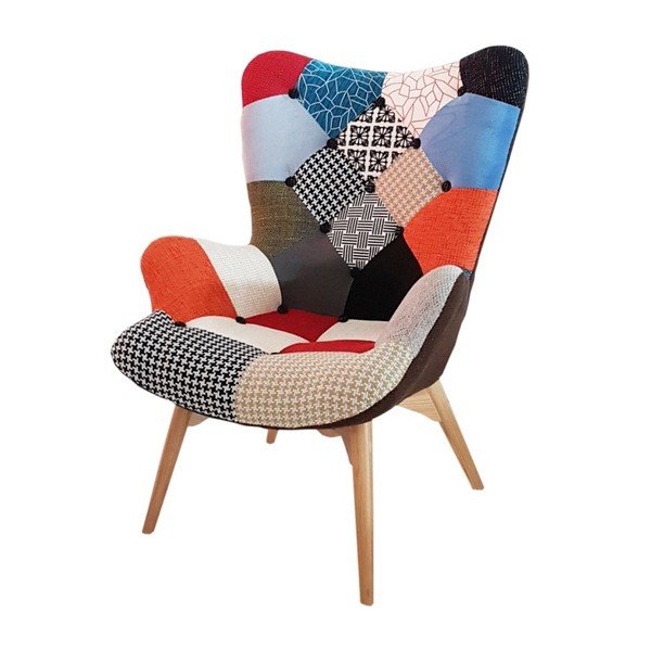 Patchworkové křeslo Castagnetti Fin-image-3