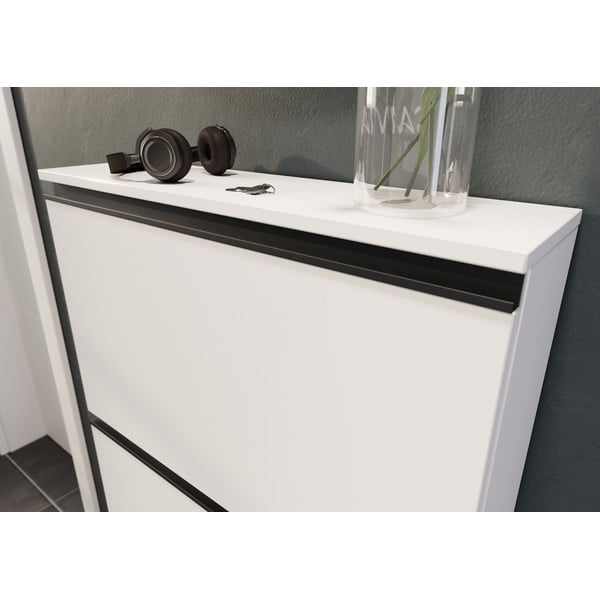 Bílý výklopný botník Scarpa – Germania-image-3