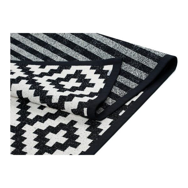 Černobílý vzorovaný oboustranný koberec Narma Viki, 160  x  230 cm-image-2