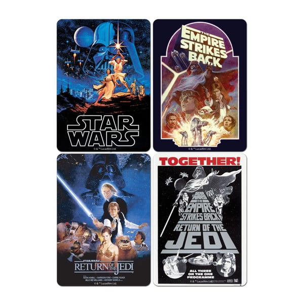Sada 4 podtácků Star Wars™ Film Posters