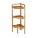 Třípatrový bambusový rohový stojan Casa Selección Bamboo