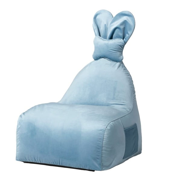 Modrý dětský sedací vak Funny Bunny – The Brooklyn Kids