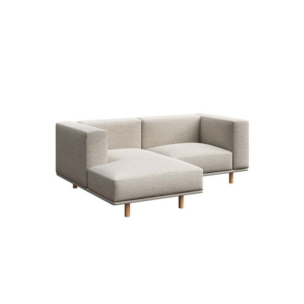 Světle šedá rohová pohovka (levý roh) Kukumo – Ame Yens-image-2