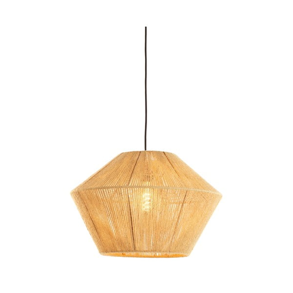 Světle zelené závěsné svítidlo se stínidlem z juty ø 40 cm Fugia – Light & Living-image-2