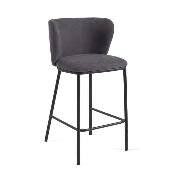 Tmavě šedé barové židle v sadě 2 ks 92 cm Ciselia – Kave Home