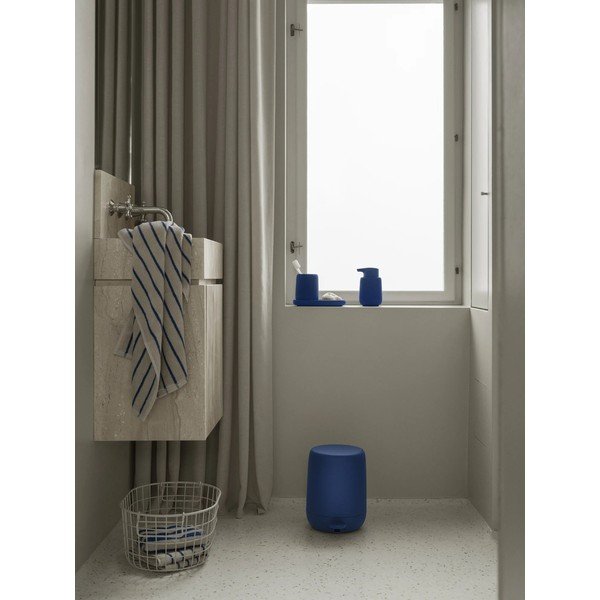 Modrý keramický dávkovač mýdla 250 ml Sono – Blomus-image-1