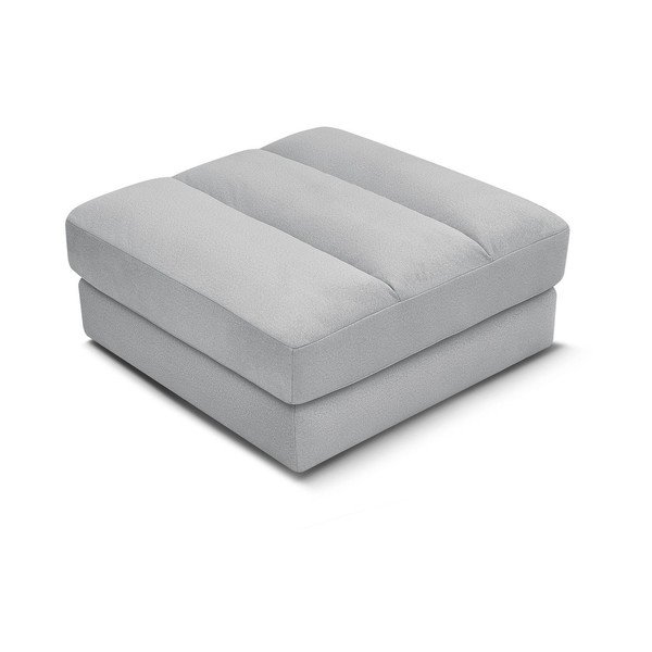 Světle šedá sametová podnožka Sierra – Bobochic Paris-image-3