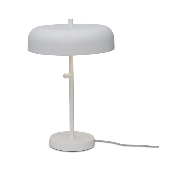 Bílá stolní lampa s kovovým stínidlem (výška 45 cm) Porto L – it's about RoMi