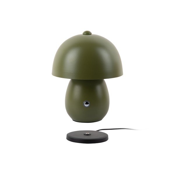 Tmavě zelená LED stolní lampa s kovovým stínidlem (výška 18 cm) Mono LED – Leitmotiv-image-1