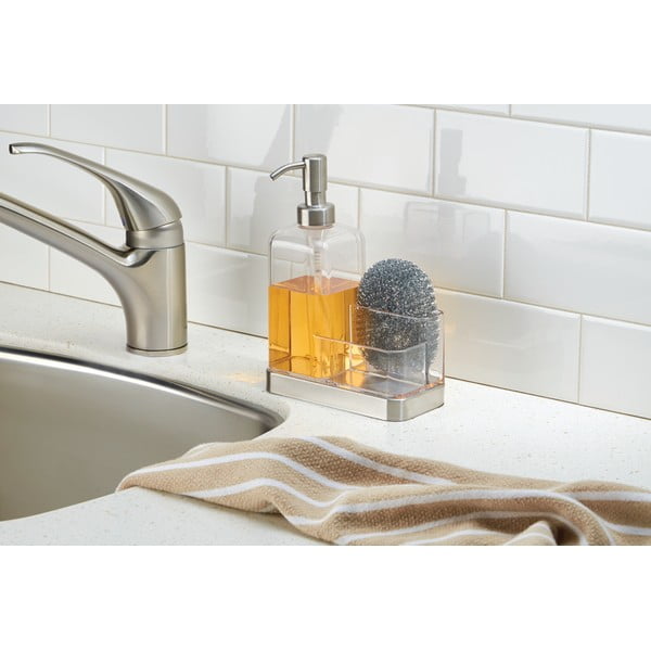 Dávkovač mýdla s prostorem na drátěnku iDesign Forma-image-1