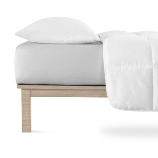 Světle šedé napínací prostěradlo jersey 200x220 cm Boxspring – Andrea Simone
