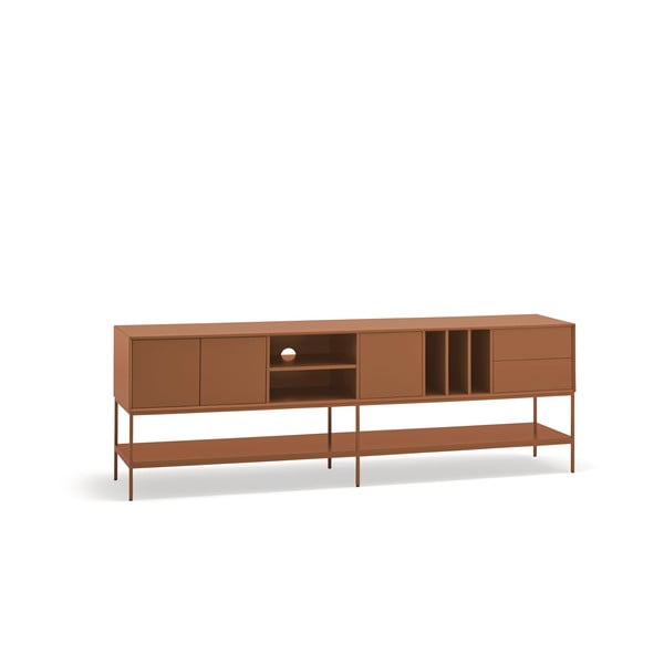 TV stolek v cihlové barvě 220x74x45 cm Platt – Teulat-image-3