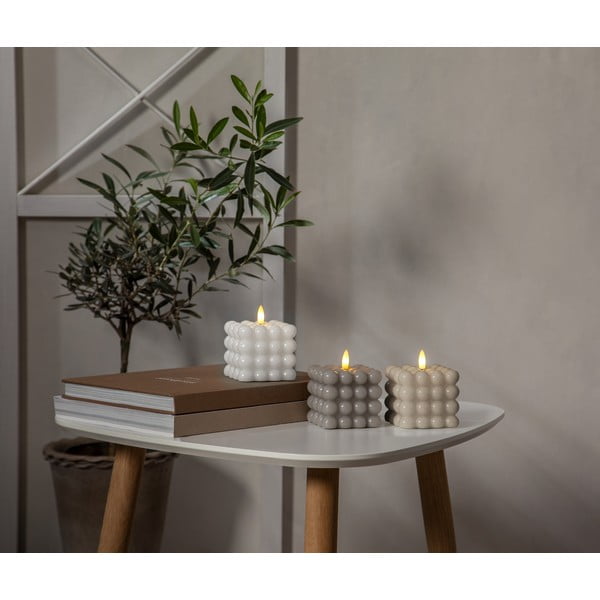 Bílá vosková LED svíčka Star Trading Flamme Dot, výška 9,5 cm-image-4