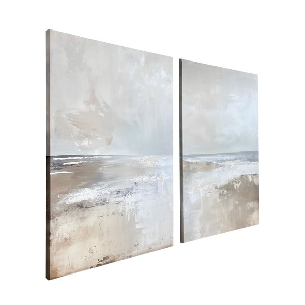 Obrazy s ručně malovanými prvky v sadě 2 ks 50x70 cm Breeze – Styler-image-4