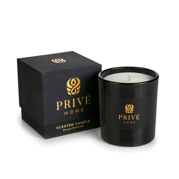 Vonná svíčka Privé Home Black Wood, doba hoření 60 h-image-2